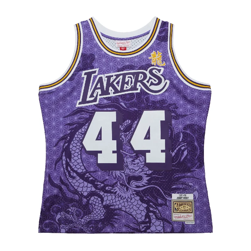 Lakers Asian Hrtg West Dragon Jersey Trendy Men's Bucket