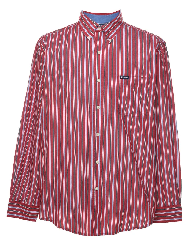 Bohemian Tribal Chaps Striped Smart Shirt - L Earthy Men's Sustainable 