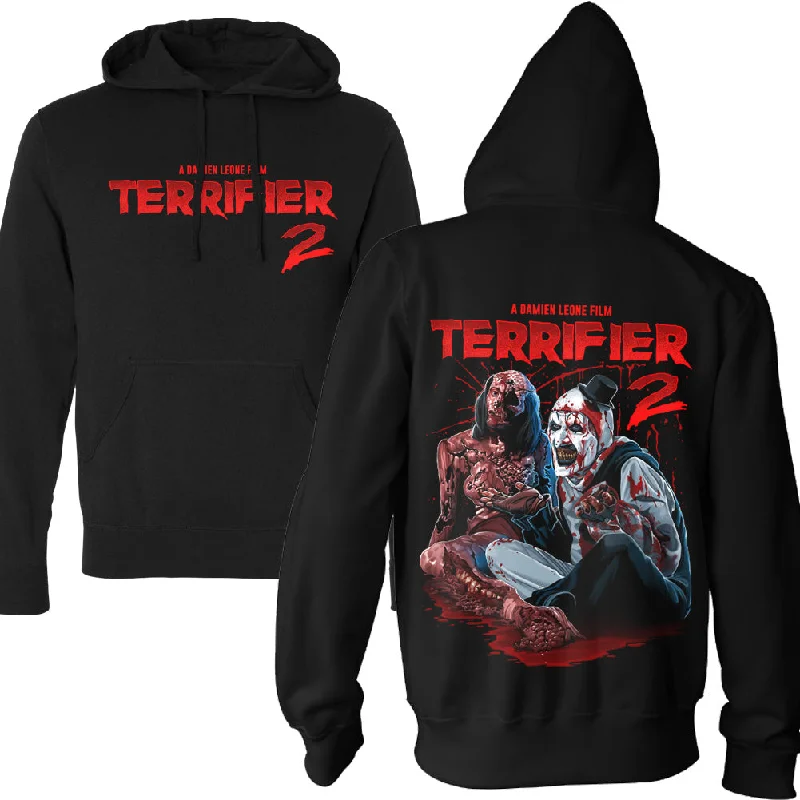 Street Art Theme Terrifier 2 Bedtime Story Pullover Hoodie Modern Men's Tech