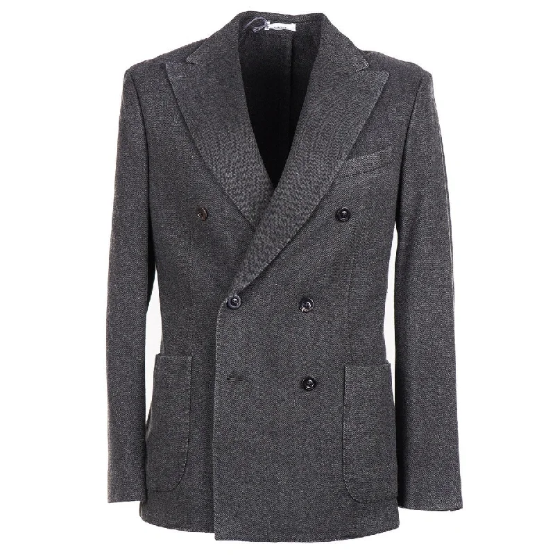 Pop culture - inspired Boglioli Wool-Cashmere K-Jacket Sport Coat Dapper Men's 1920S