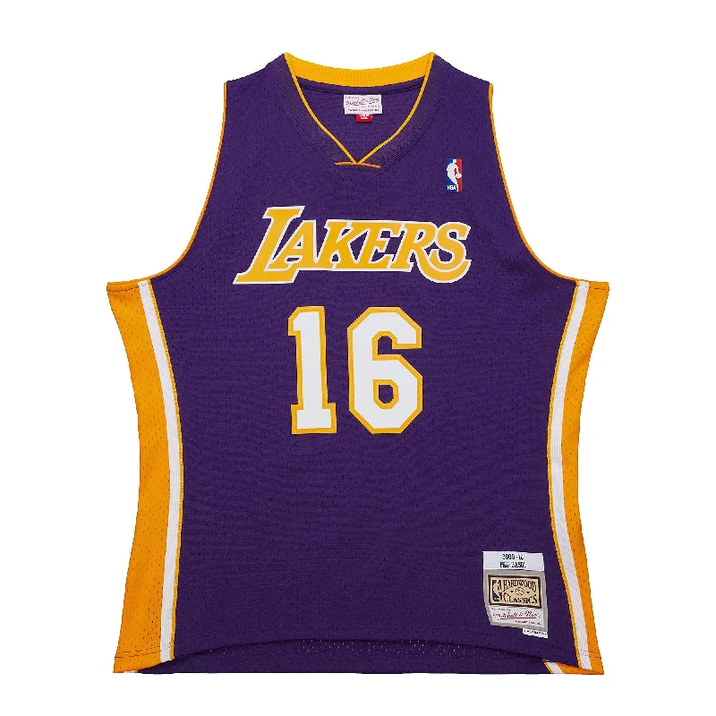 Lakers 2009 Purple Gasol Jersey Trendy Men's Scandinavian