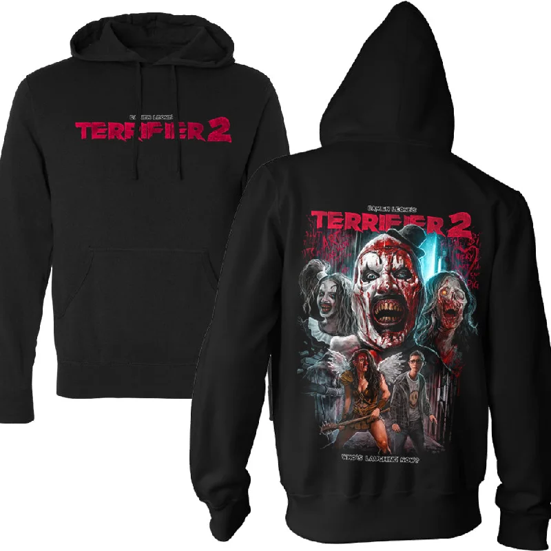 K - Pop Influence Terrifier 2 Clown Town Pullover Hoodie Sporty Men's Athleisure 