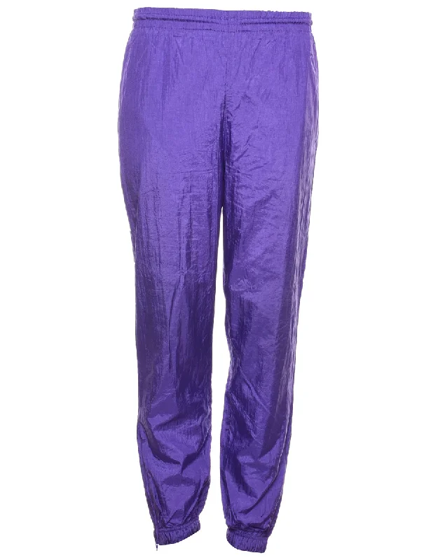 Retro inspired Nylon Jogging Bottoms - W25 L29 Trendy Men's Bucket