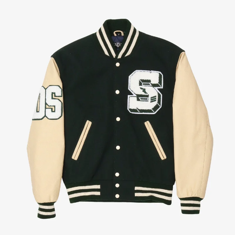 Ethnic themed Lettermans Varsity Jacket Masculine Men's Thick