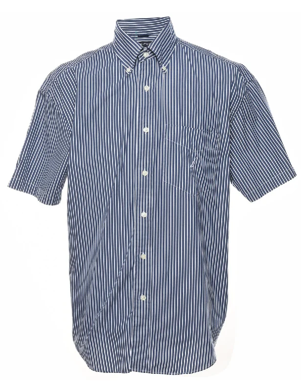 Highly breathable Nautica Striped Smart Shirt - L Casual Men's Short