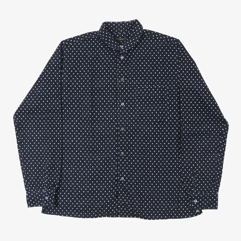 Minimalist aesthetic Polka Dot Shirt Relaxed Men's Beach