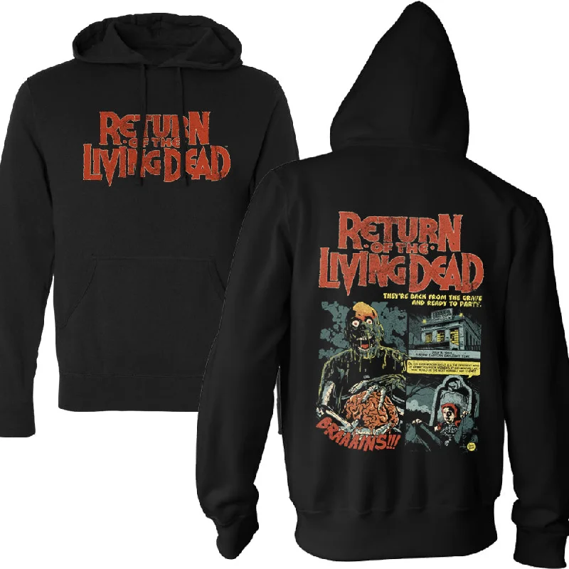 Soft to Touch Return Of The Living Dead Chemical Spill Pullover Hoodie Tough Men's Military