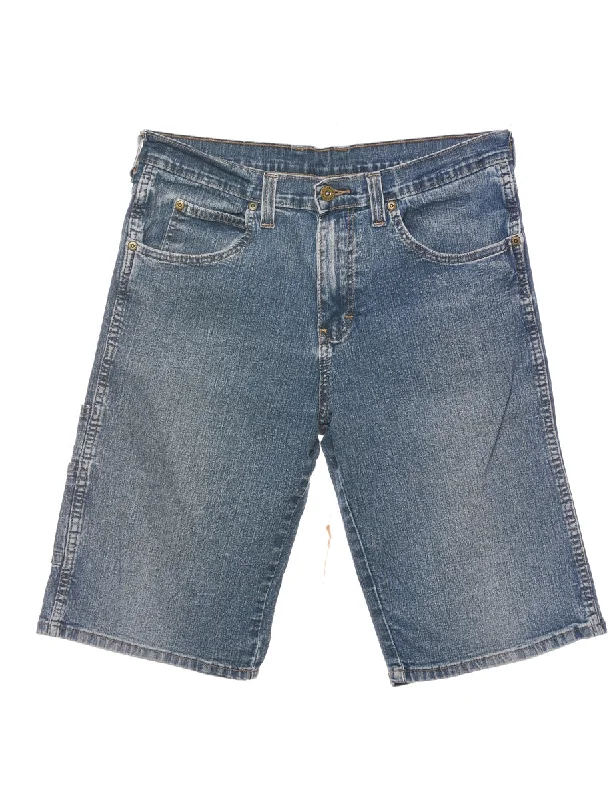 Ultra warm Dickies Medium Wash Denim Shorts - W31 L12 Organic