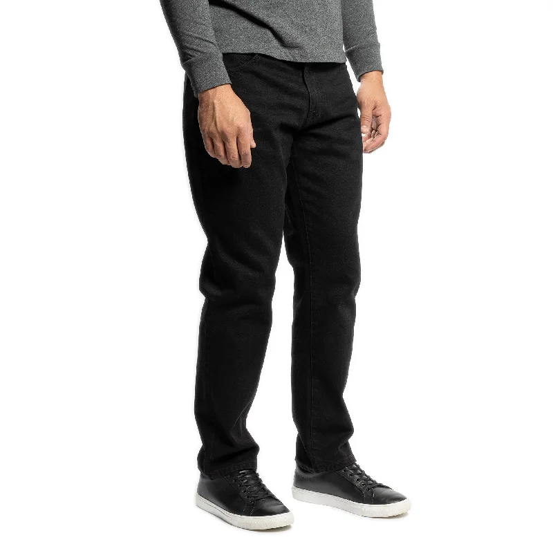 PMNYC Jeans Standard Fit - Black Casual Men's Loose