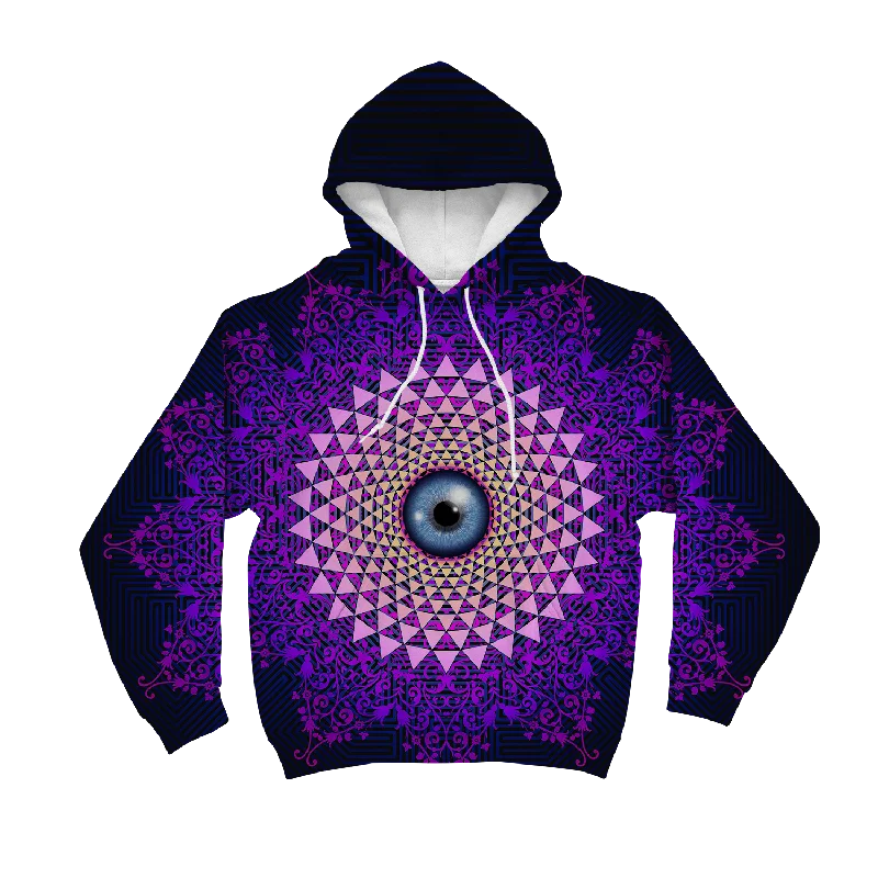 Light on Body Psi~ Eye All Over Print Unisex Hoodie Masculine Men's 