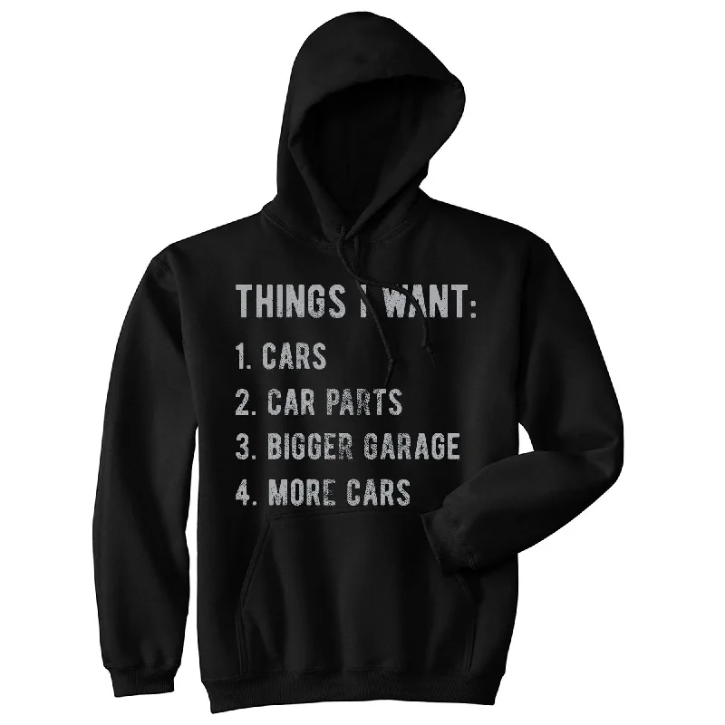 Skin - Friendly Things I Want List Car Hoodie Bohemian Men's Free