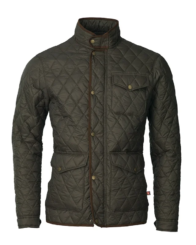 Super soft Laksen Brewster Quilted Jacket Sporty Men's Tennis