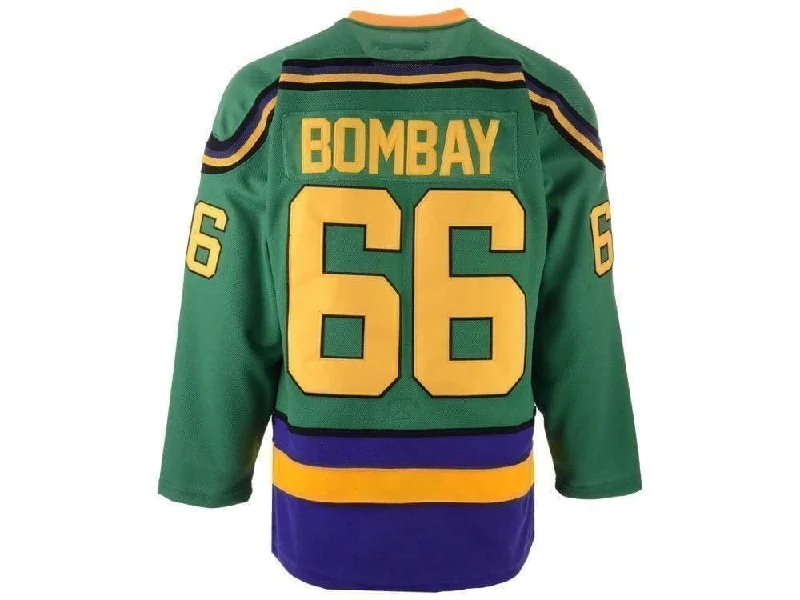 Gordon Bombay #66 Mighty Ducks Movie Hockey Jersey Tough Men's Tactical