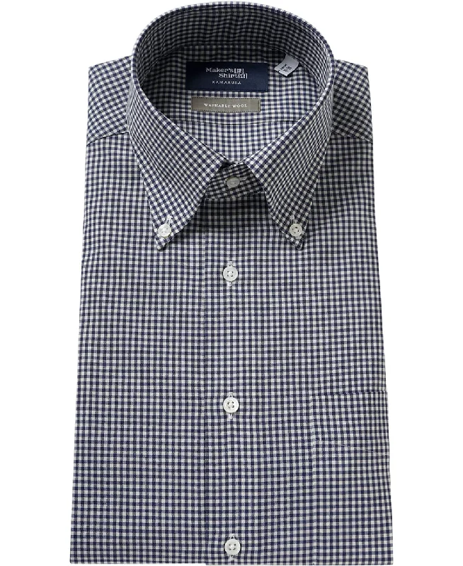 TOKYO SLIM FIT -  Button Down Washable Wool Trendy Men's Scandinavian