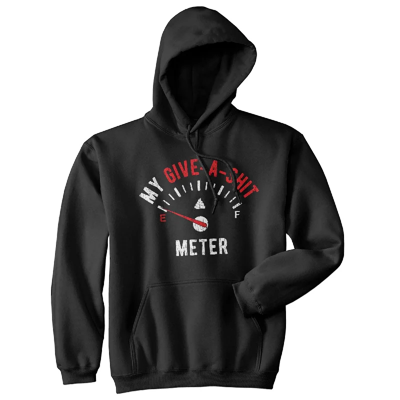 Light on Body My Give-A-Shit Meter Hoodie Refined Men's European