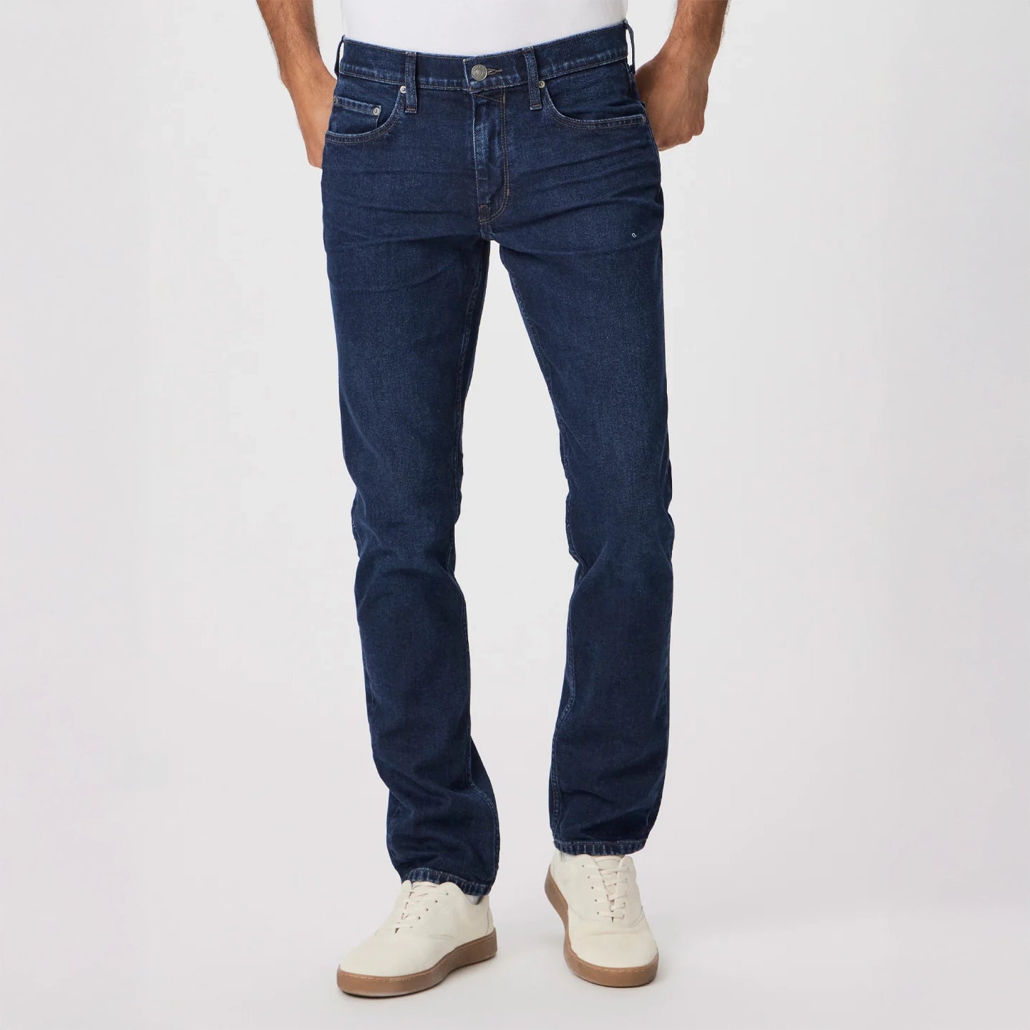 Lennox - Brenigan - Slim Fit Five Pocket Blue Mid Wash Heritage Jean - PAIGE Tough Men's Tactical