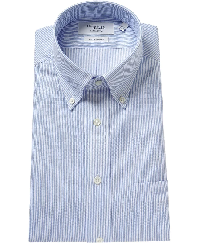 TOKYO CLASSIC FIT - Button Down Leno Traditional Men's Wool