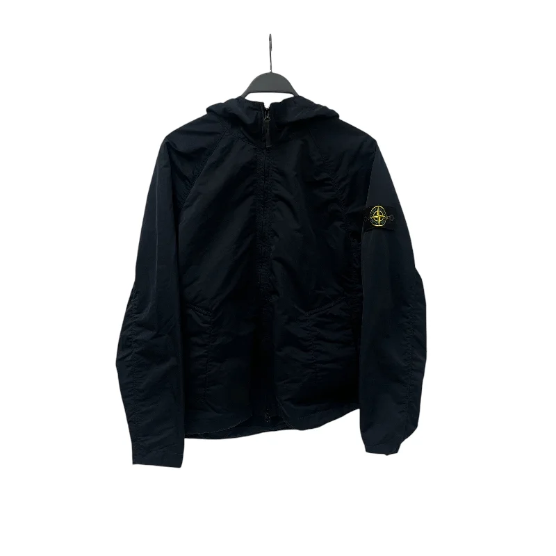 Air Permeable STONE ISLAND/Jacket/M/Nylon/BLU/hyper dense nylon Traditional Men's Wool