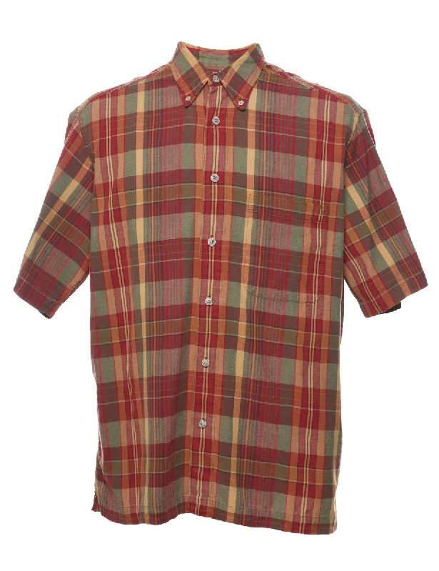 Cloud Soft Izod Checked Shirt - M Trendy Men's Scandinavian