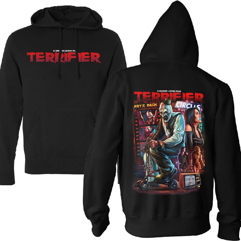 Cozy Feeling Terrifier Joy Ride Pullover Hoodie Traditional Men's Wool