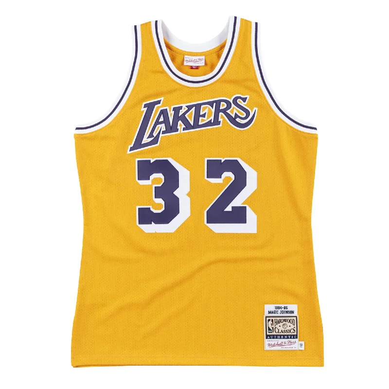 Lakers 84 Johnson Home Jersey Dynamic Men's Glow