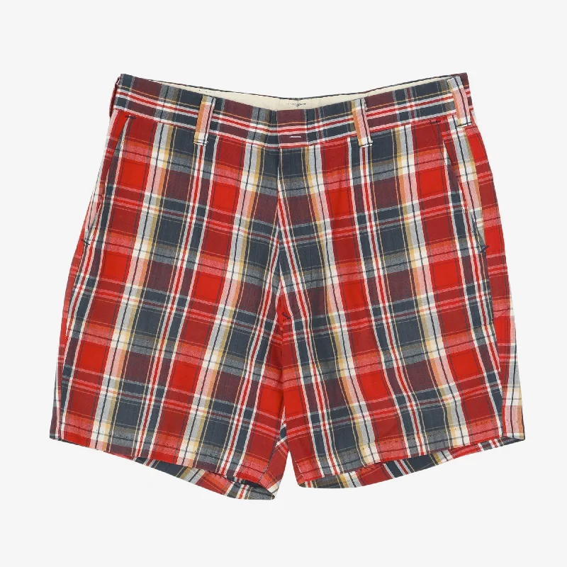 Sub cultural Check Shorts Confident Men's High