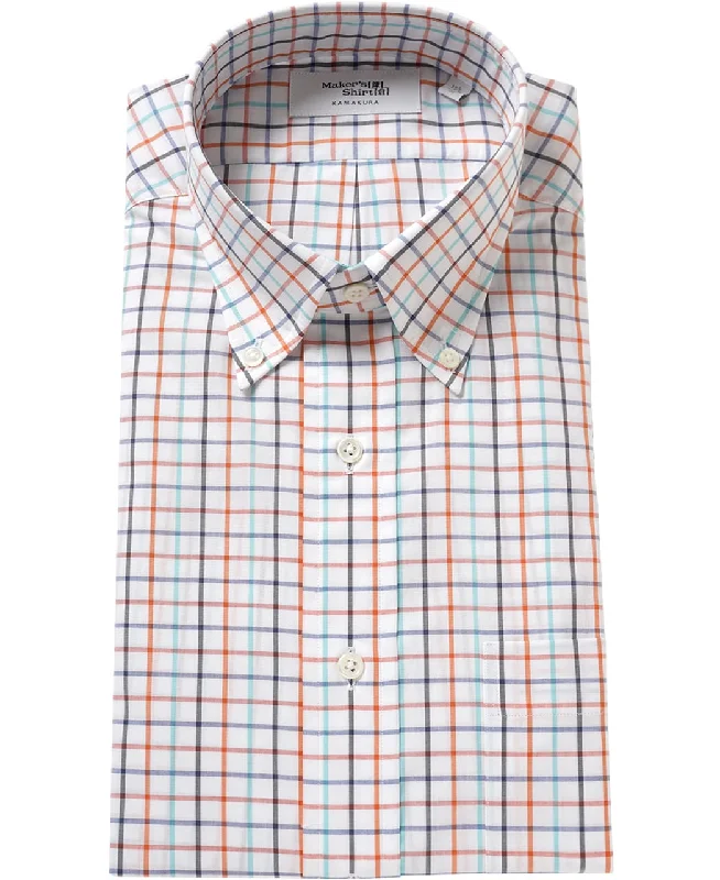 NEW YORK CLASSIC FIT - Button Down Broadcloth Practical Men's Quick