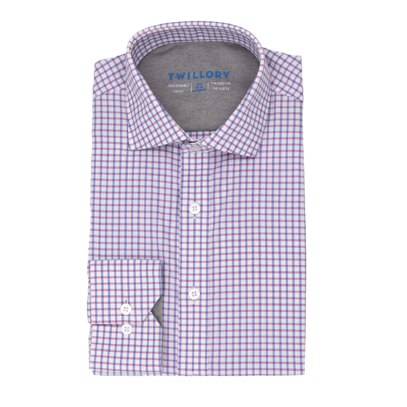 WORKER // Performance Pink Blue Grid Organic