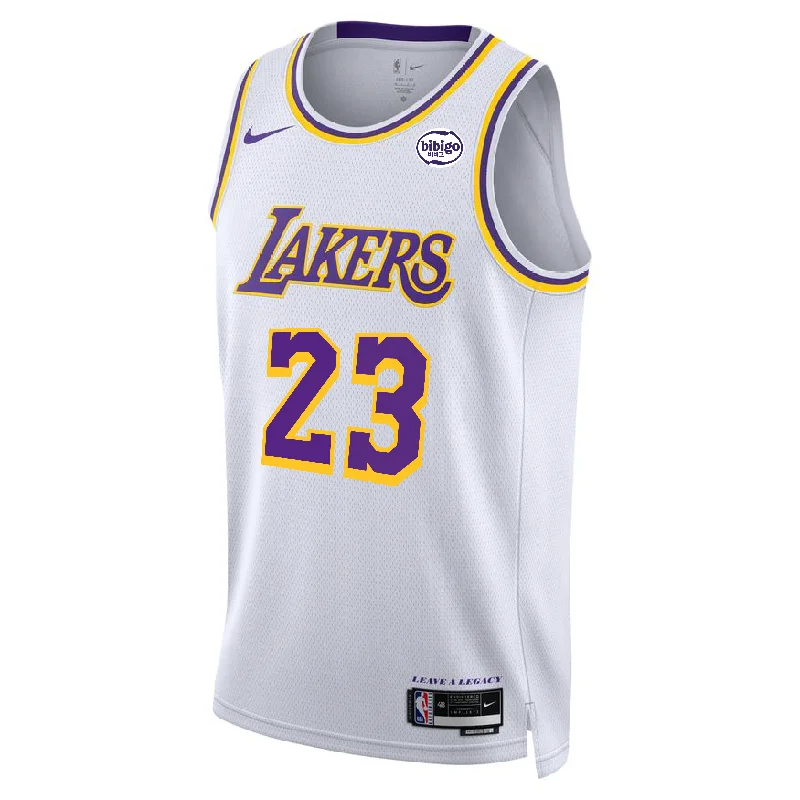 Los Angeles Lakers LeBron James #23 Association Swingman Jersey Tailored