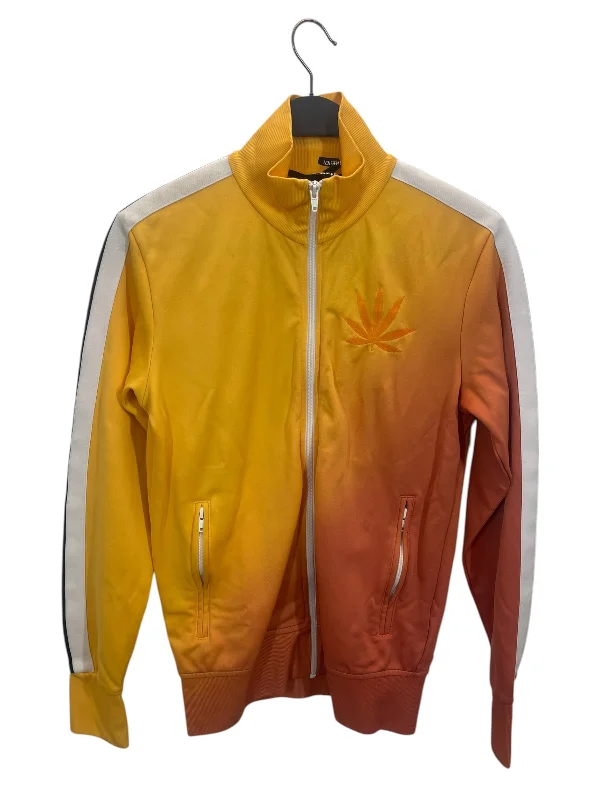 Virtual Idol Theme Palm Angels/Jacket/S/YLW/DEGRADE TRACK JACKET Polished Men's Silk