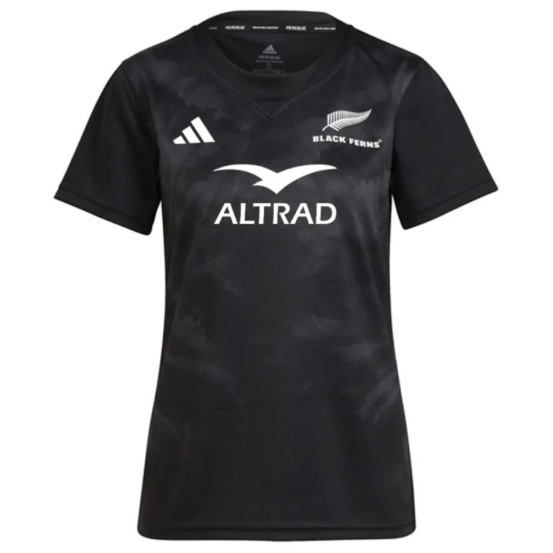 Women's Black Ferns Replica Home Jersey by adidas Practical Men's Quick