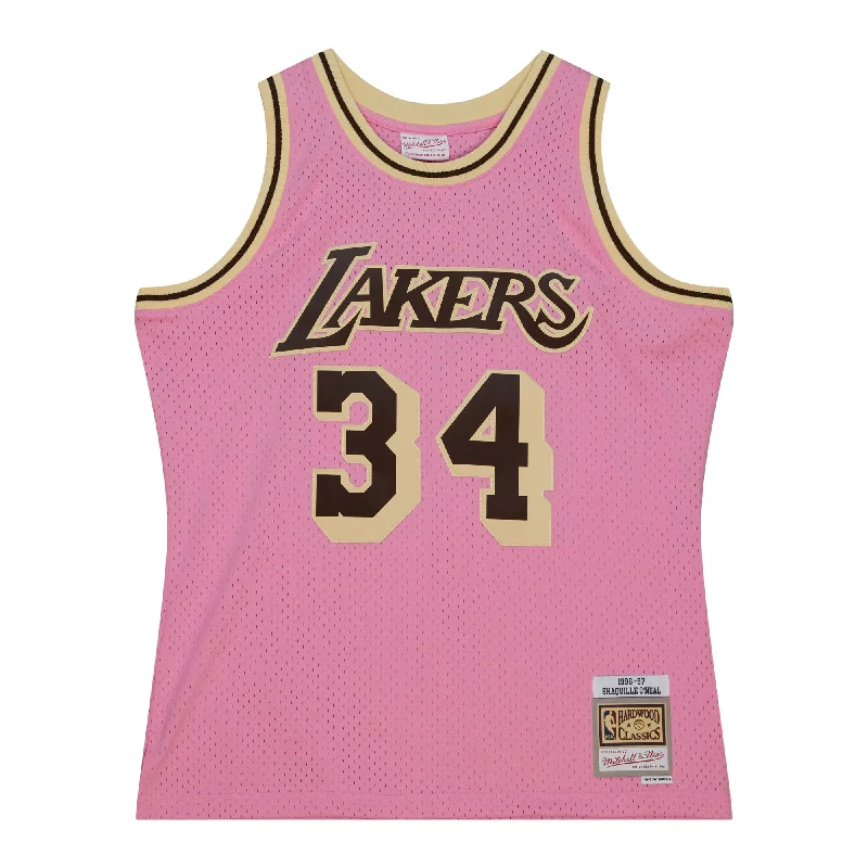 LAKERS PINK BROWN SUGAR ONEAL SWINGMAN JERSEY Artistic Men's Avant