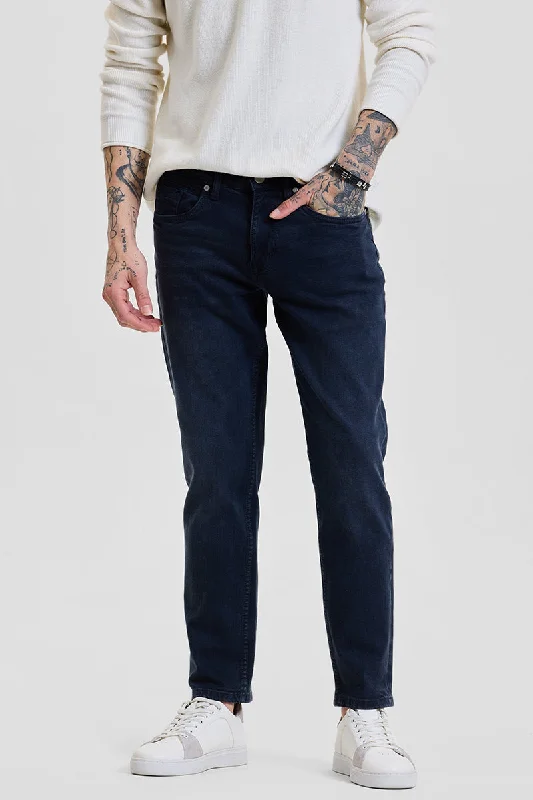 Navy Slim Fit Jeans Refined Men's Classic 