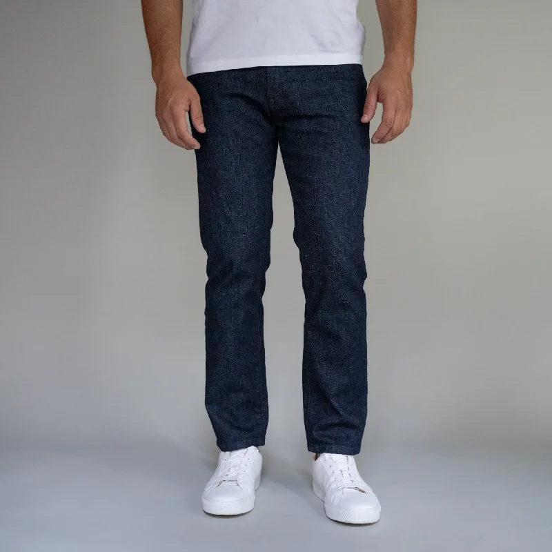 Premium Italian Denim Skinny Fit - Indigo Rinse Laid