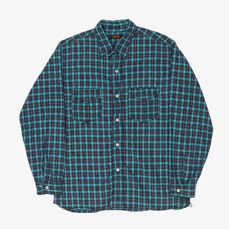 Flexible fabric Plaid Shirt Earthy Men's Hemp