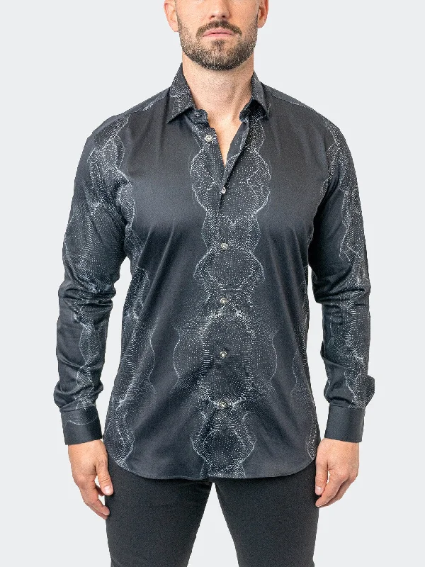 Fibonacci Frequency 49 Black Traditional Men's Country