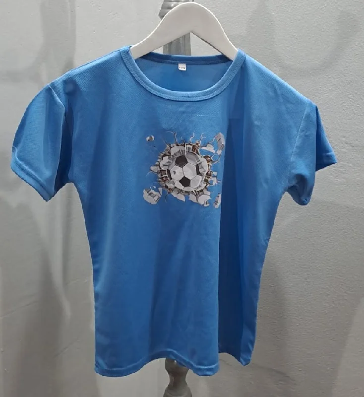 Soccer Print Top (11-12yrs) Sophisticated Men's 