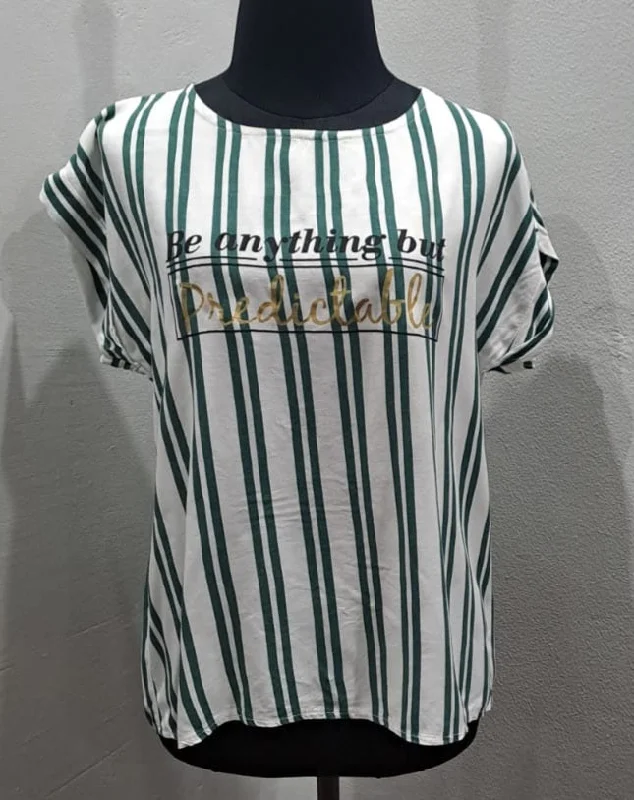 Striped Top (XS) Sporty Men's Athleisure 