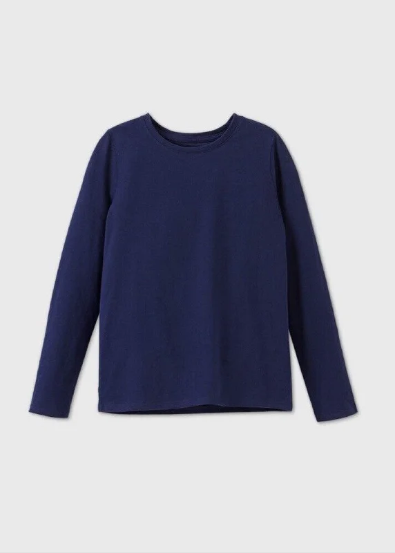 Kids Girl's Plain Top,Navy Practical Men's Multi