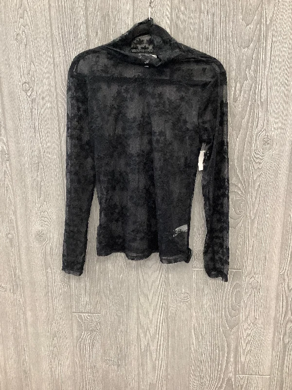 Top Long Sleeve By Maurices In Black, Size: S Cozy Men's Sherpa