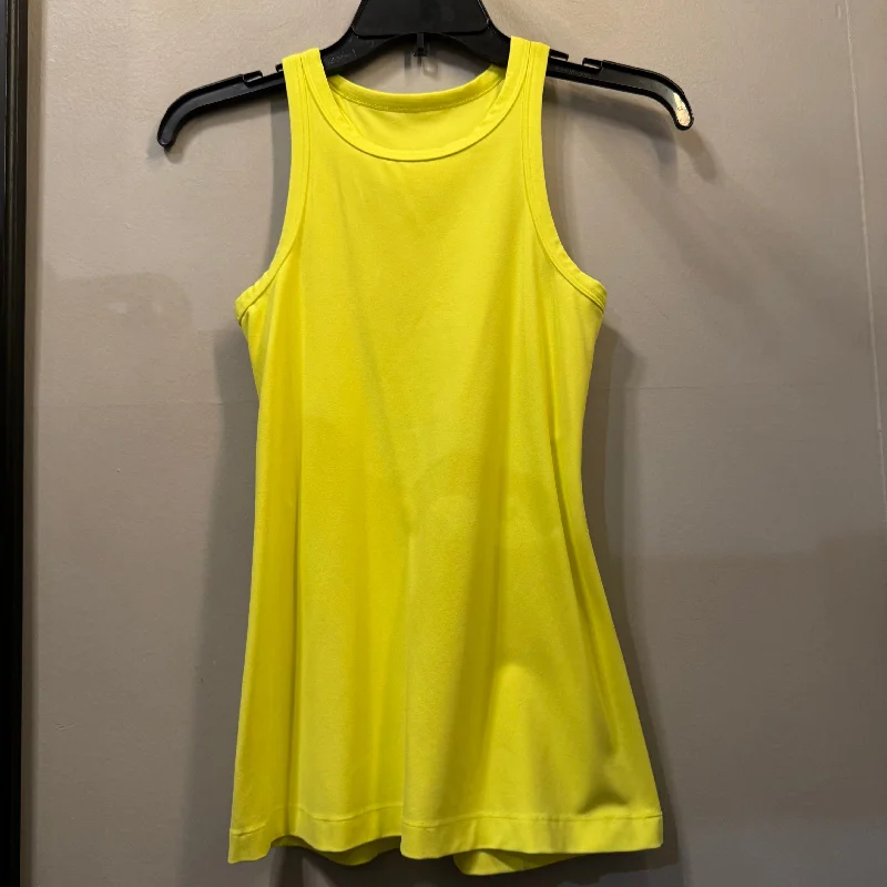 Athletic Tank Top By Lululemon In Yellow, Size: S Laid