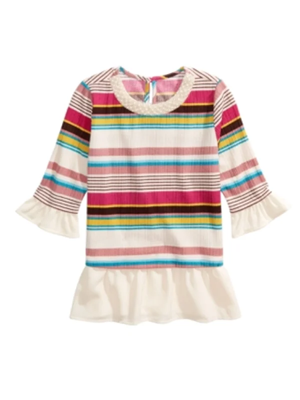 Kids Girl's Striped Top,Multi Sporty Men's Tennis