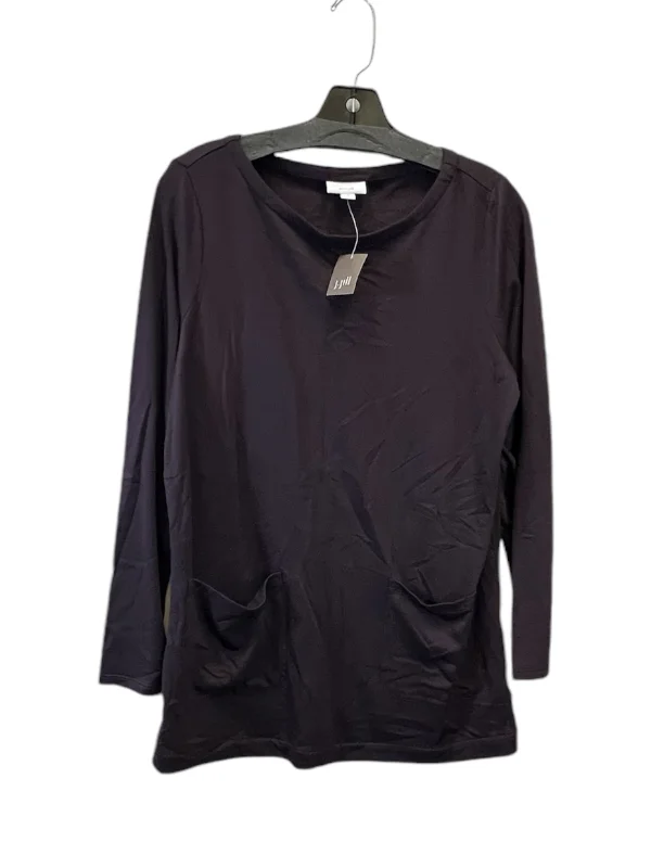 Top Long Sleeve By Pure Jill In Purple, Size: S Refined Men's Velvet