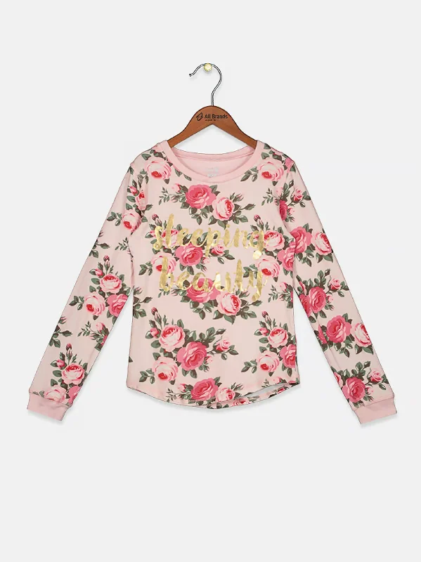 Kids Girl's Floral Top,Pink Street