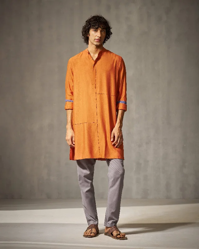 Moonbeam Kurta - Rust Beach