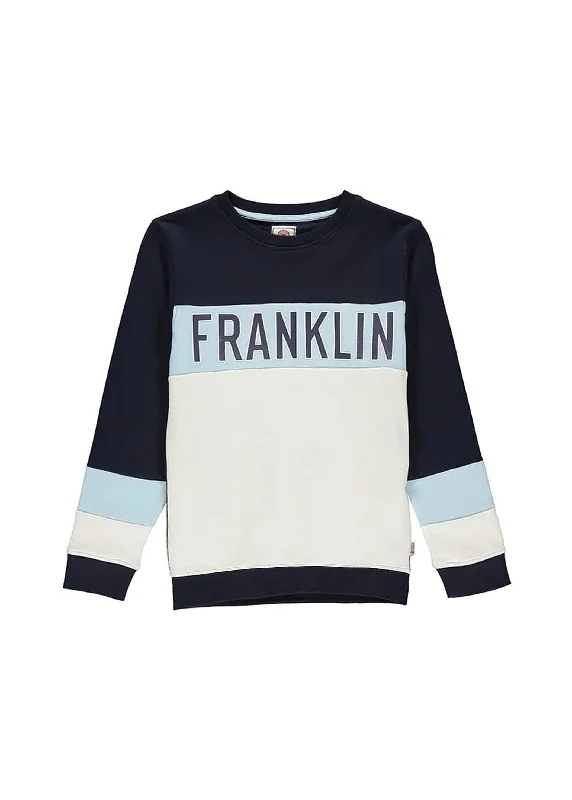 Kids Boy's Colorblocked Sweatshirt,Multi Trendy Men's Scandinavian