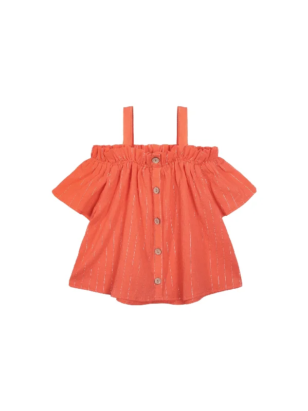 Kid's Girl Textured Challis Top,Coral Cozy Men's Sherpa