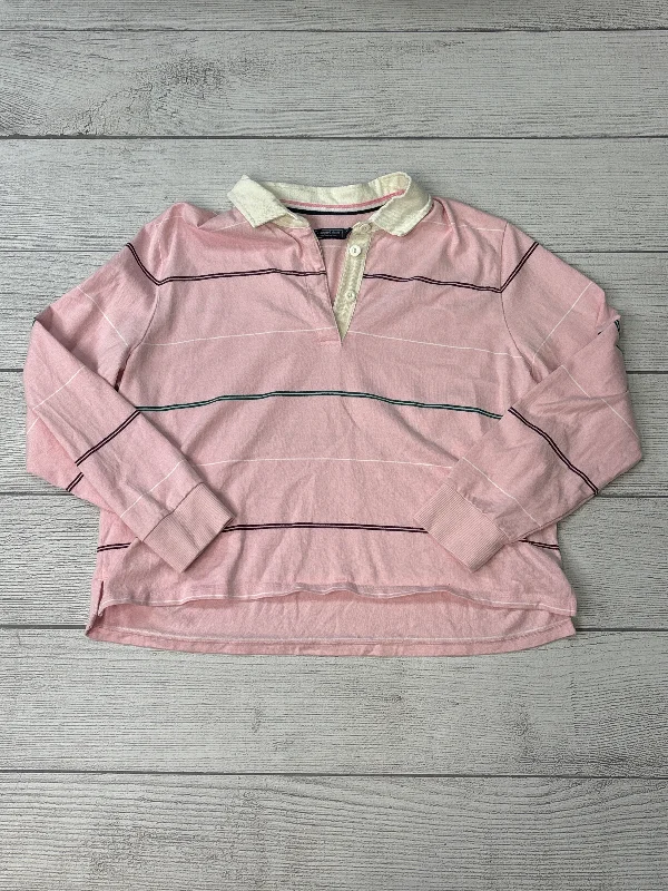 Top Long Sleeve By Vineyard Vines In Light Pink, Size: Xl Practical Men's Quick