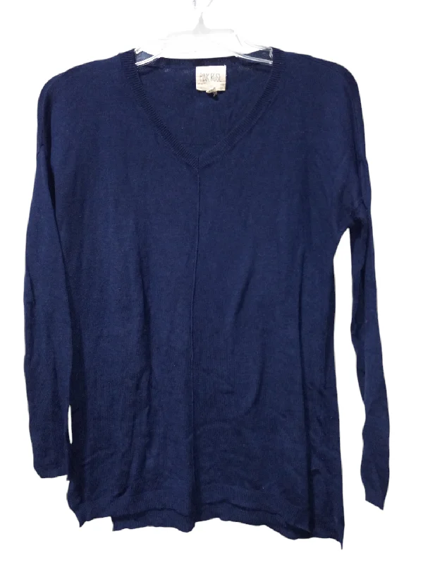 Top Long Sleeve By Pink Rose In Navy, Size: Xs Hip Men's Urban