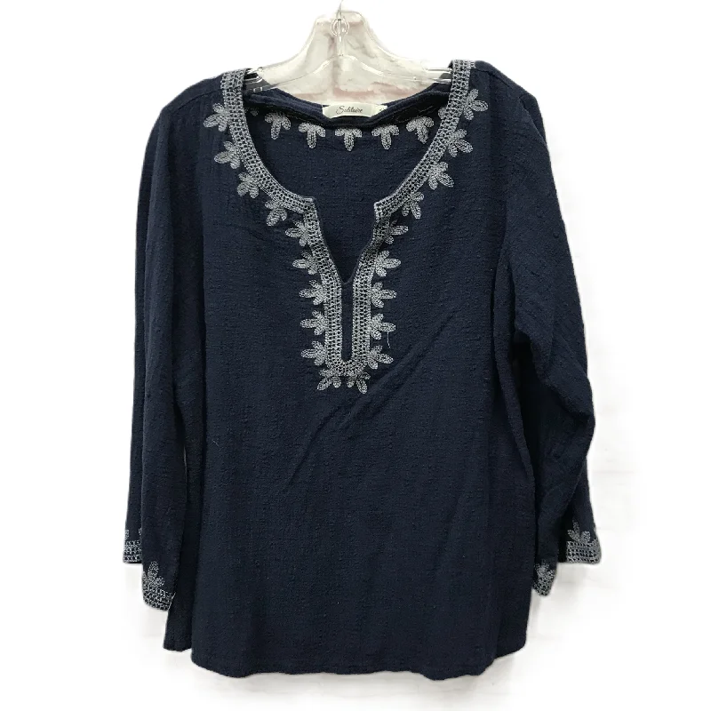 Top Long Sleeve By Solitaire  Size: 2x Organic